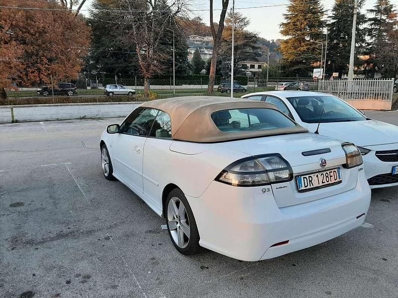 Usata Saab 9-3 Cabriolet Vector 150 CV (110 kW) 2008 Bianco Cabrio