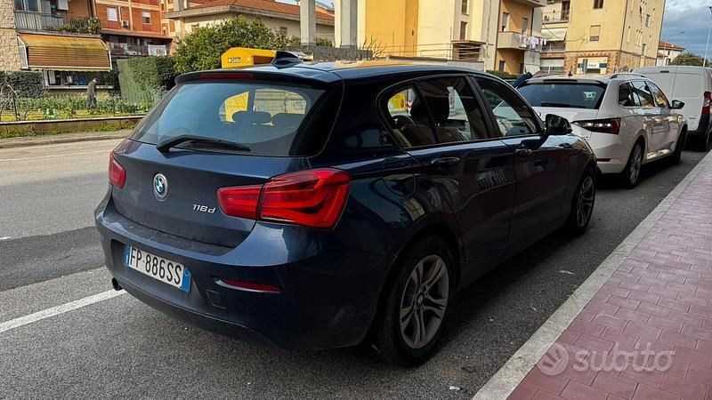 Usata BMW 116 116 CV (85 kW) 2018 Blu Utilitaria