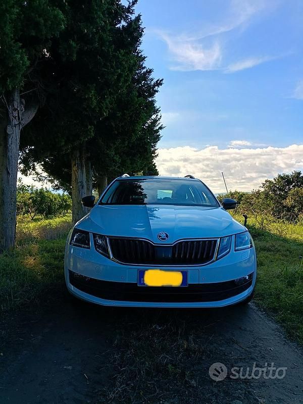 Usata Skoda Octavia 116 CV (85 kW) 2018 Bianco Berlina