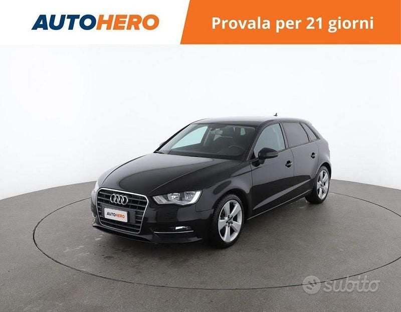 Usata Audi A3 Ambition 110 CV (80 kW) 2016 Nero Berlina