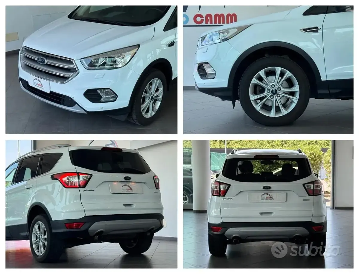 Usata Ford Kuga Titanium 150 CV (110 kW) 2018 Bianco SUV