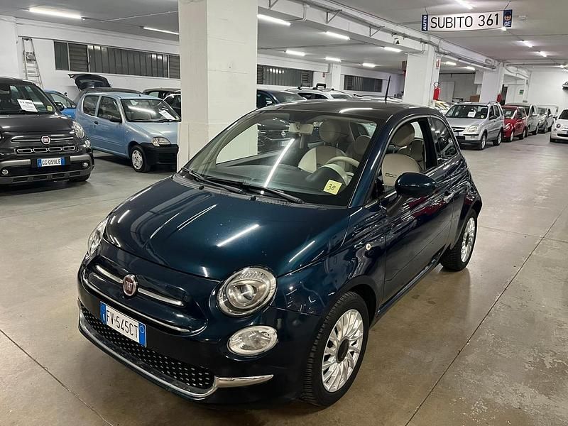 Usata Fiat 500 Lounge 95 CV (69 kW) 2019 Blu Utilitaria