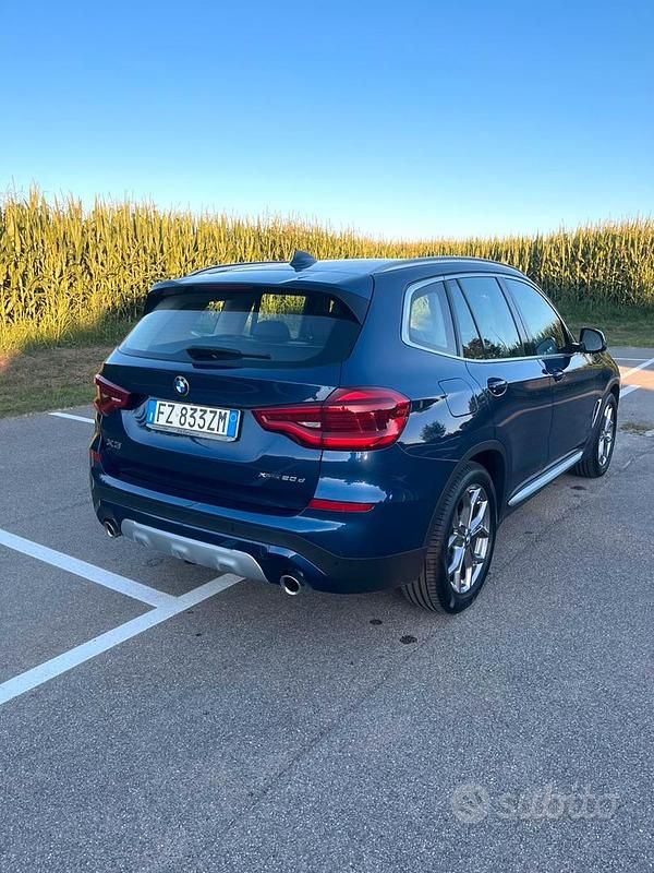 Usata BMW X3 xLine 190 CV (139 kW) 2020 Blu SUV