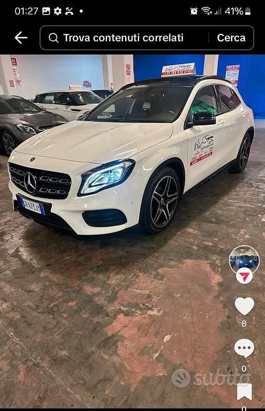 Usata Mercedes GLA200 AMG 2019 Bianco SUV