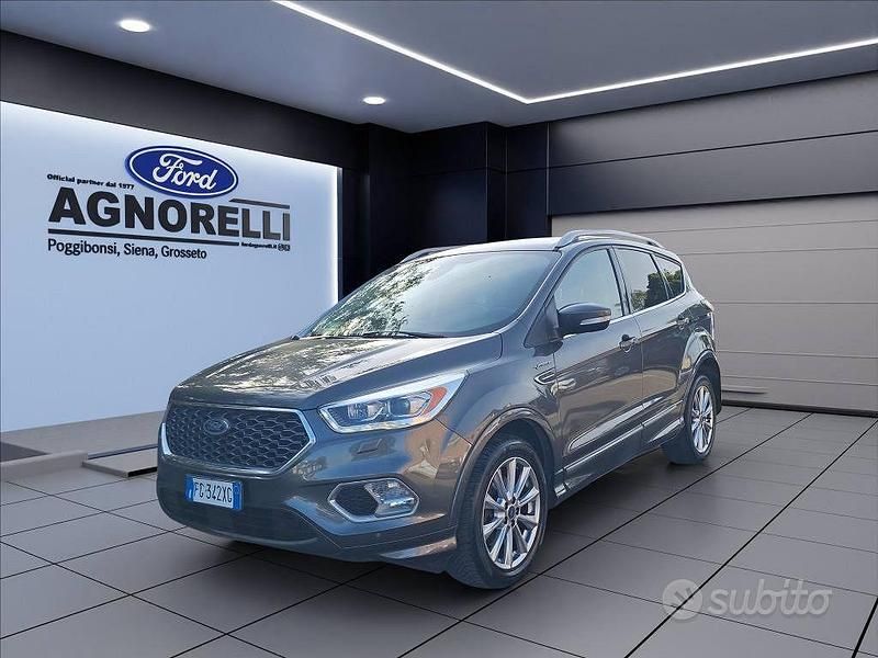 Usata Ford Kuga Vignale 150 CV (110 kW) 2017 Grigio SUV