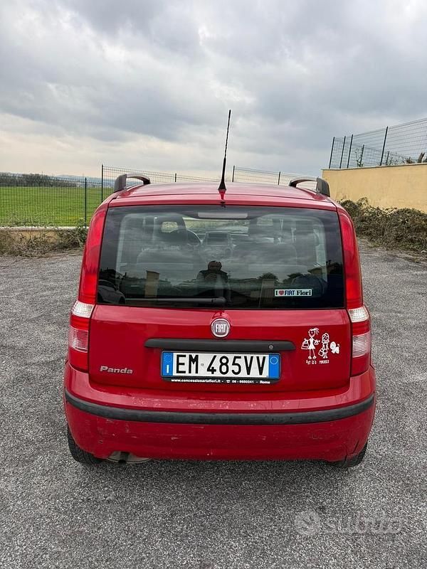 Usata Fiat Panda Classica 69 CV (50 kW) 2012 Rosso Utilitaria
