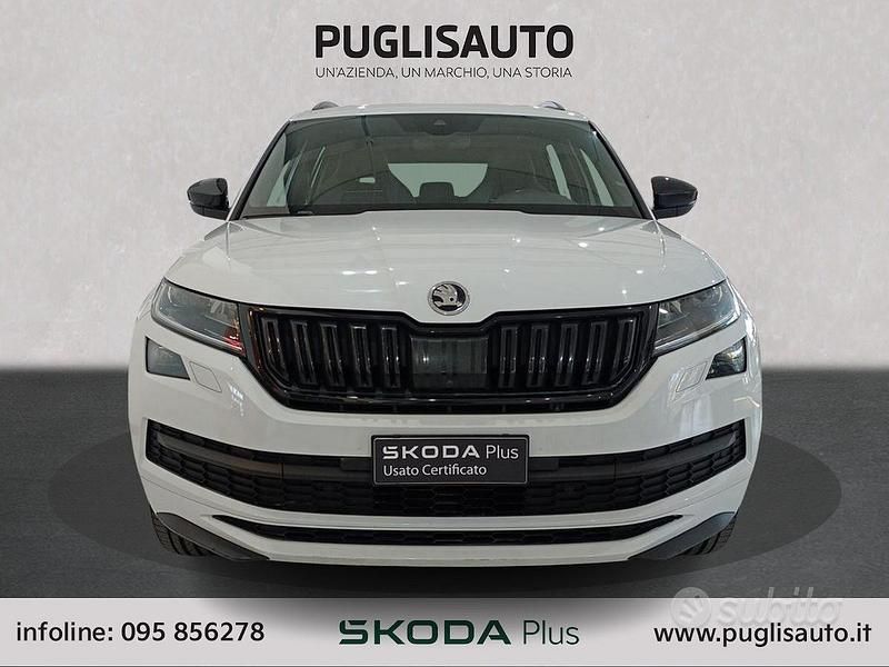 Usata Skoda Kodiaq SportLine 150 CV (110 kW) 2018 Bianco SUV