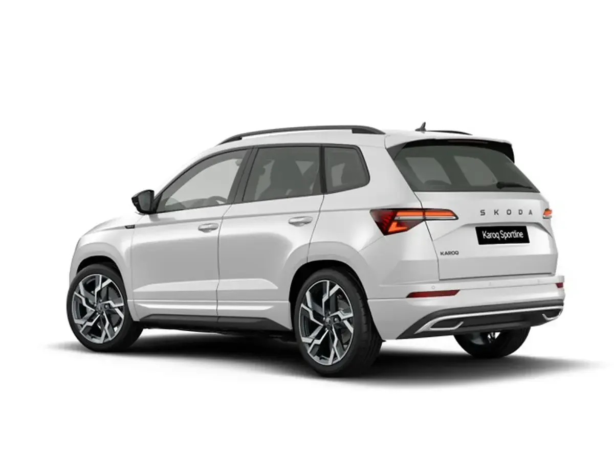 Nuova Skoda Karoq SportLine 150 CV (110 kW) 2026 Bianco luna metallizzato SUV