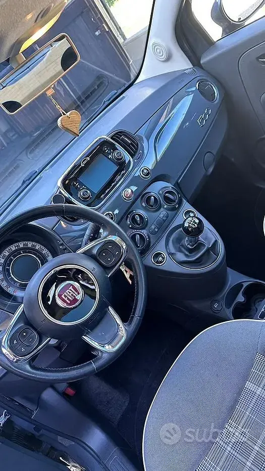 Usata Fiat 500 Lounge 95 CV (69 kW) 2017 Grigio Utilitaria
