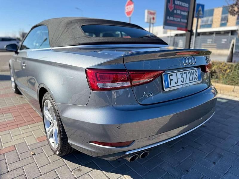 Usata Audi A3 Cabriolet Design 150 CV (110 kW) 2017 Grigio Cabrio