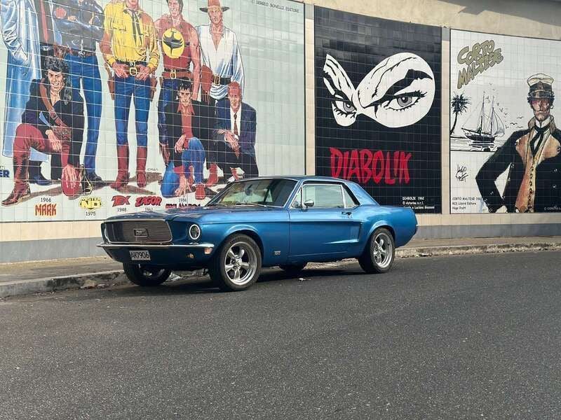 Usata Ford Mustang GT 200 CV (147 kW) 1968 Blu/azzurro Coupé