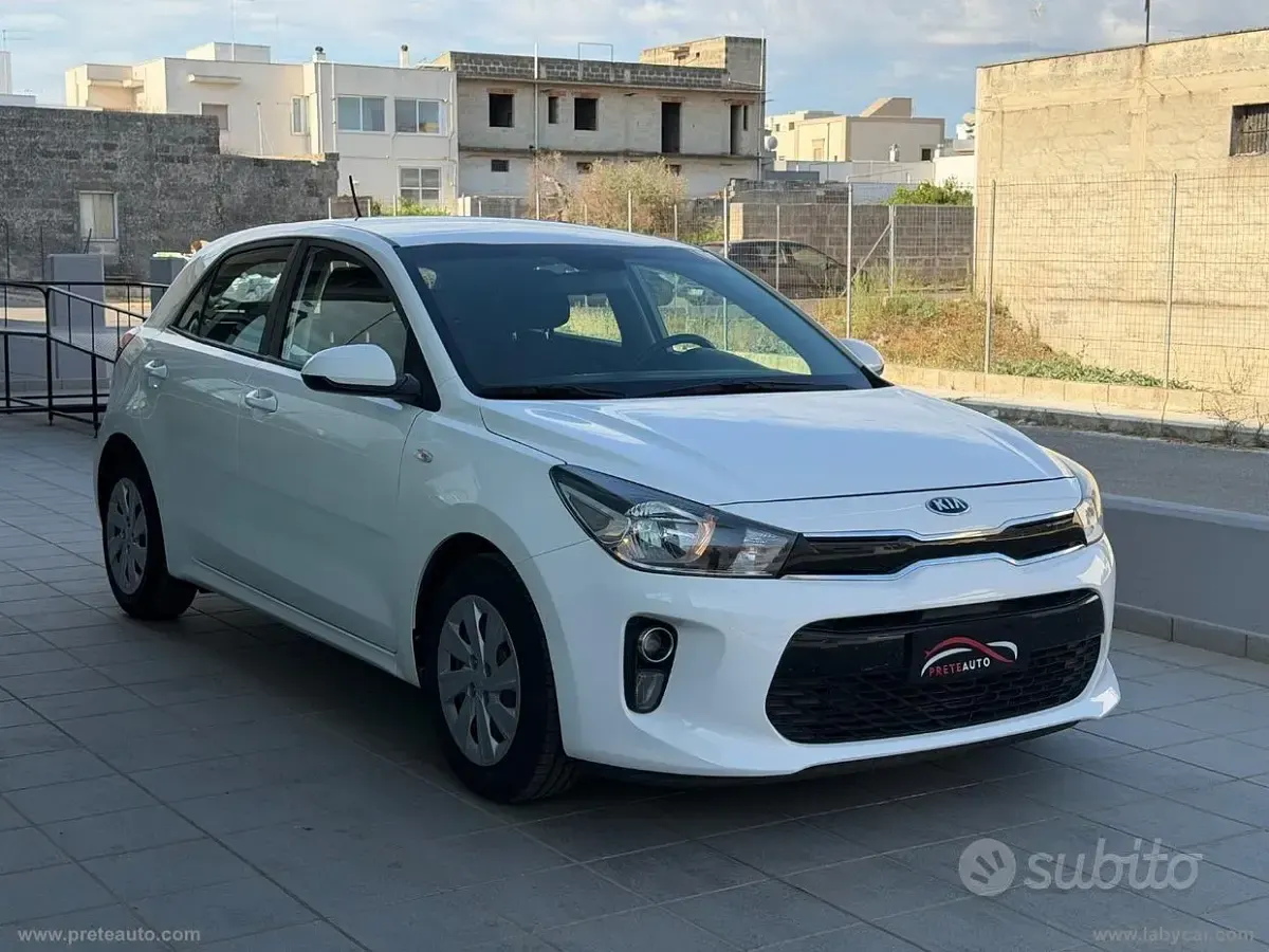 Usata Kia Rio Active 84 CV (61 kW) 2018 Bianco Berlina