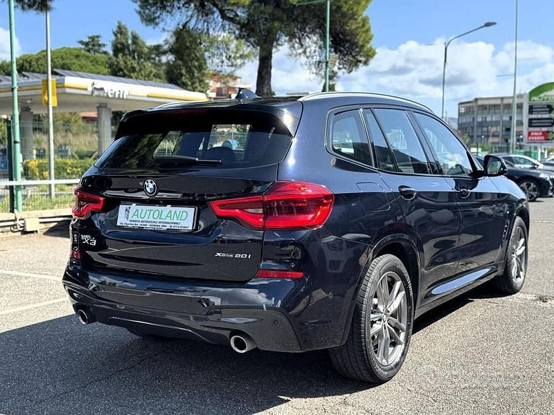 Usata BMW X3 M Sport 184 CV (135 kW) 2020 Nero metallizzato SUV