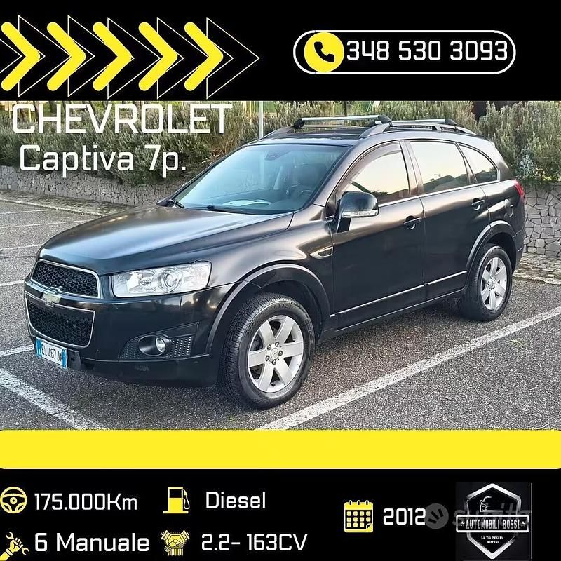 Usata Chevrolet Captiva LT 163 CV (119 kW) 2012 Nero SUV