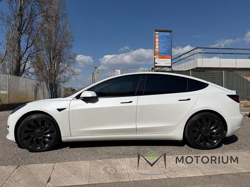 Usata Tesla Model 3 Performance 155 kW (211 CV) 2021 Bianco Berlina