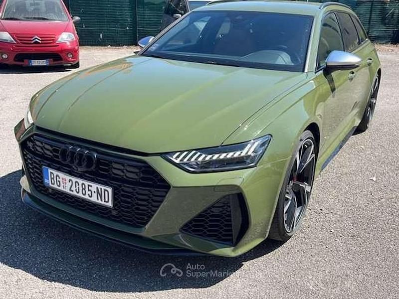 Usata Audi RS6 600 CV (441 kW) 2021 Verde Station wagon