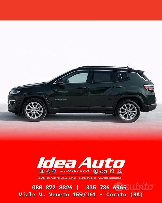 Usata Jeep Compass Limited 120 CV (88 kW) 2020 Verde SUV