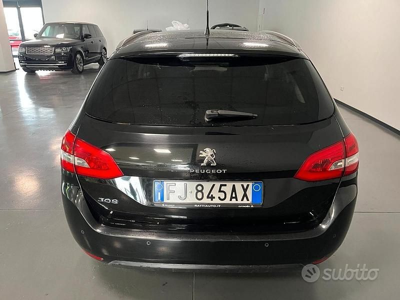 Usata Peugeot 308 Business-Line 120 CV (88 kW) 2017 Nero Station wagon