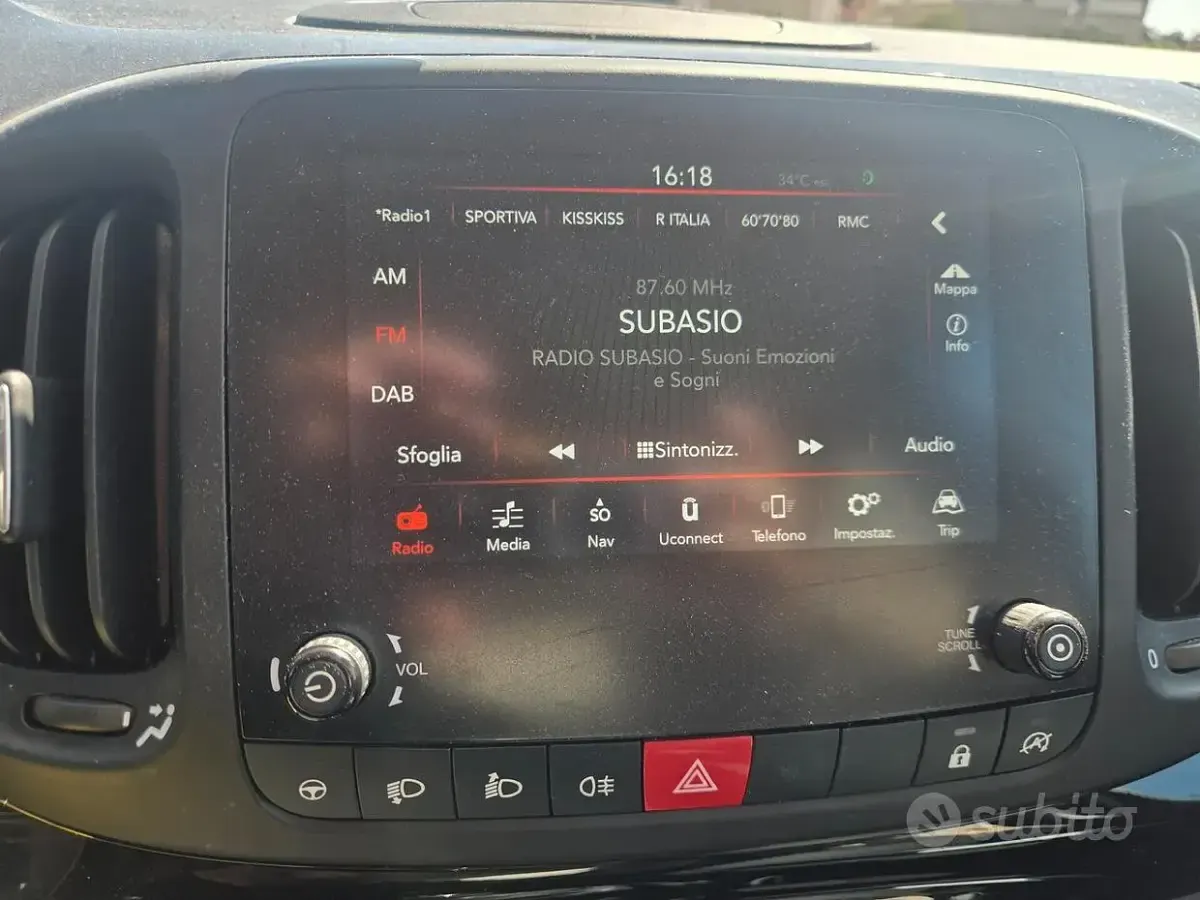 Usata Fiat 500L Cross 95 CV (69 kW) 2019 Verde Monovolume