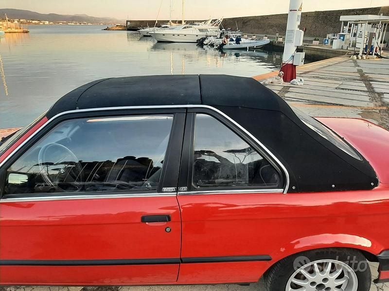 Usata BMW 316 1990 Rosso Cabrio