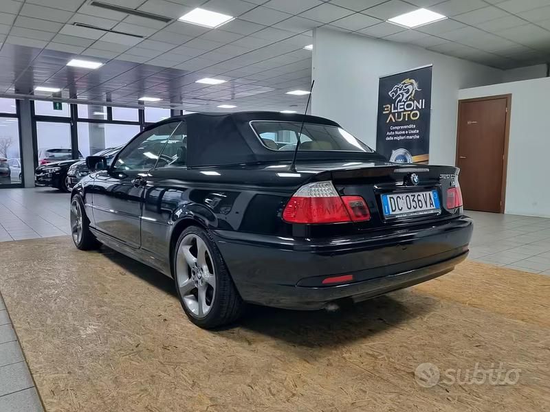 Usata BMW 320 Cabriolet 150 CV (110 kW) 2006 Nero Cabrio