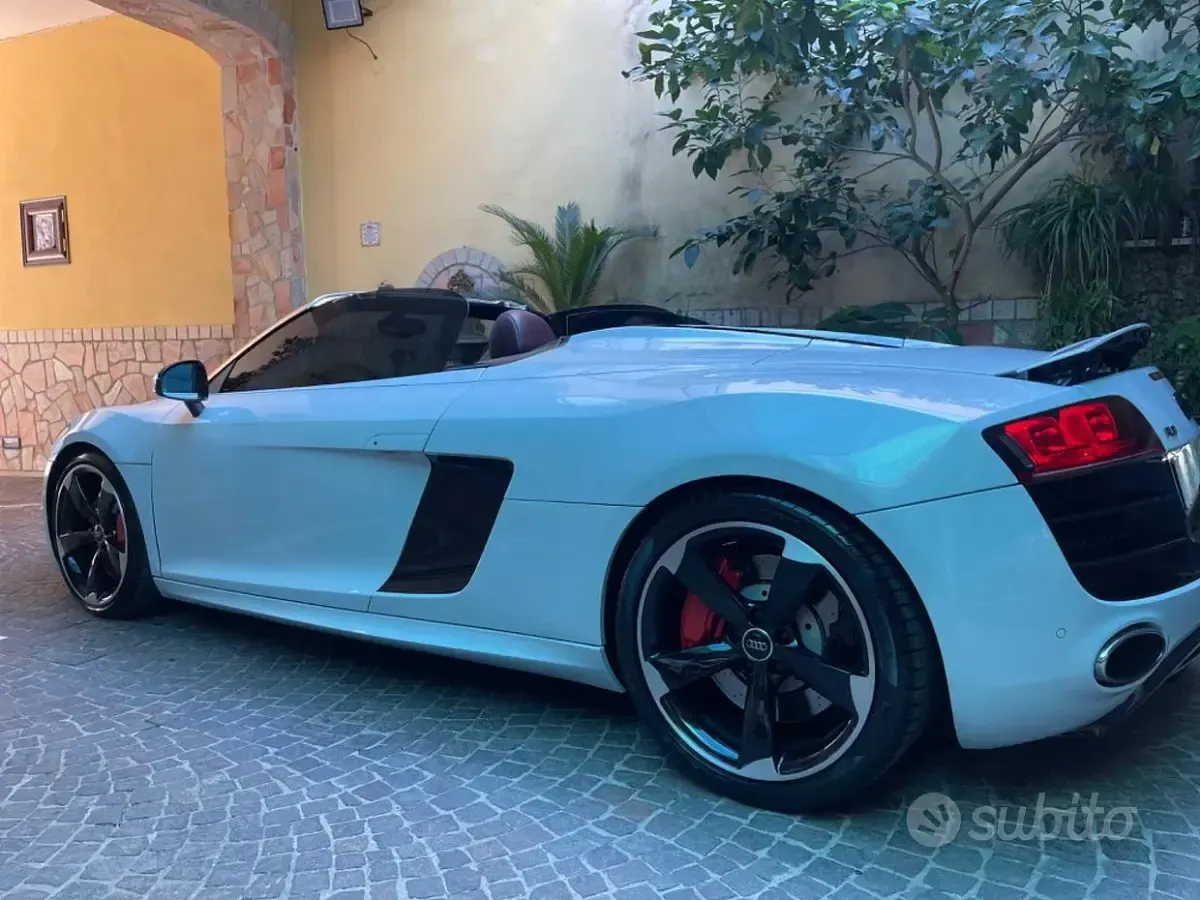 Usata Audi R8 Spyder 525 CV (386 kW) 2011 Bianco Cabrio