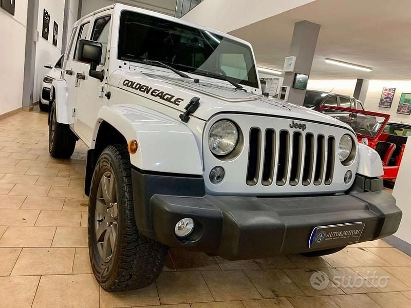 Usata Jeep Wrangler Unlimited 200 CV (147 kW) 2018 Bright white SUV