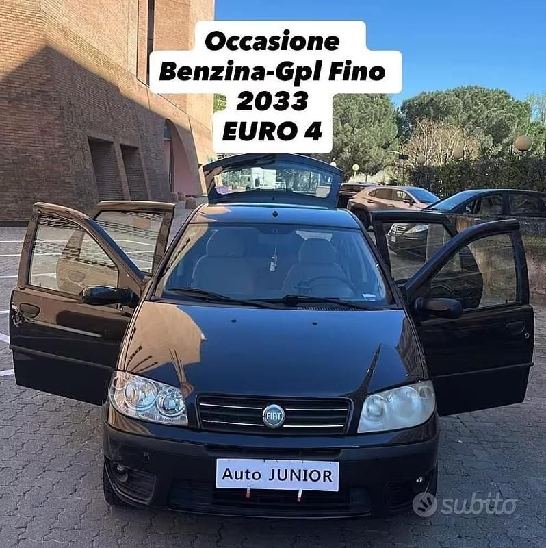 Usata Fiat Punto Active 59 CV (43 kW) 2006 Nero Utilitaria
