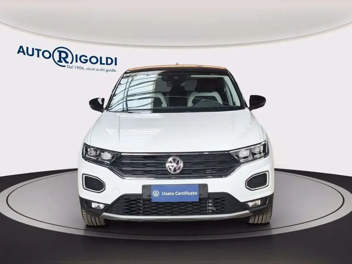 Usata VW T-Roc Style 150 CV (110 kW) 2019 Pure white nero SUV