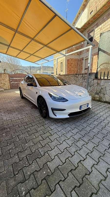 Usata Tesla Model 3 Performance 461 kW (627 CV) 2021 Bianco Berlina