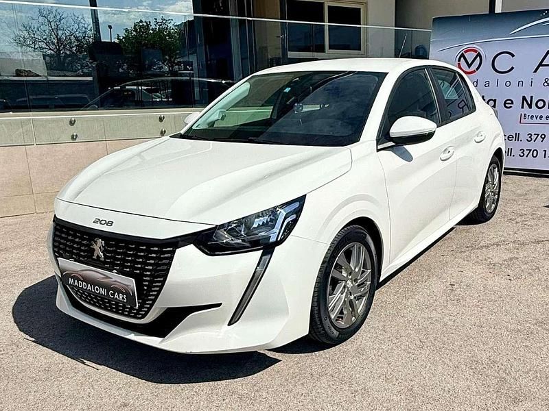 Usata Peugeot 208 Active 75 CV (55 kW) 2020 Bianco Utilitaria