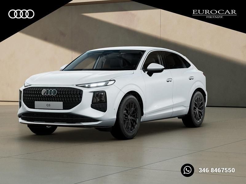 Bianco ghiacciaio metallizzato Nuova 2026 Audi Q3 Sportback Advanced Plus SUV | 50.500 € (Super prezzo) - Immagine 1/4