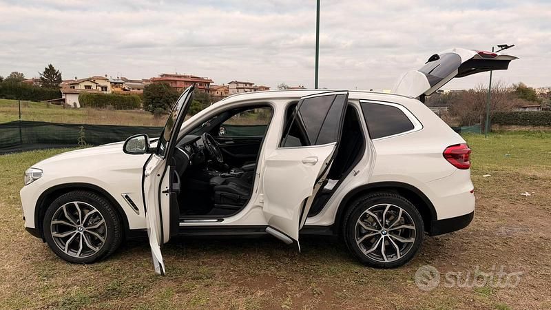 Usata BMW X3 Luxury Line 190 CV (139 kW) 2019 Bianco SUV