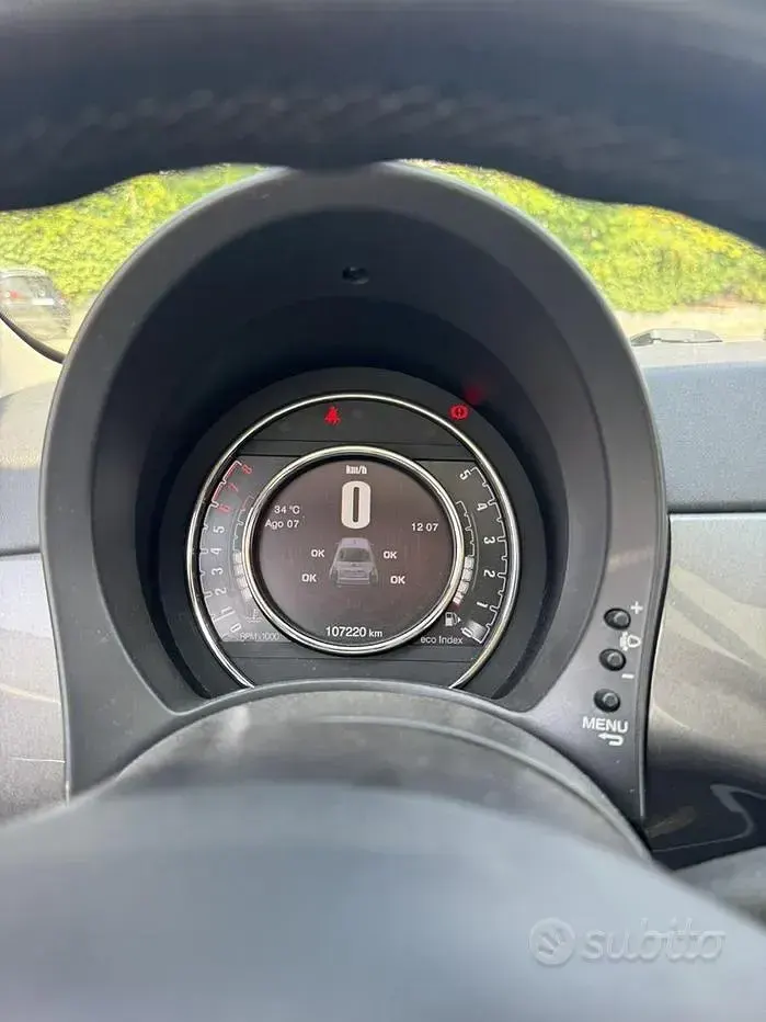 Usata Fiat 500 2015 Grigio Utilitaria