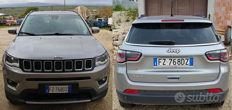 Usata Jeep Compass Limited 140 CV (102 kW) 2019 Grigio SUV