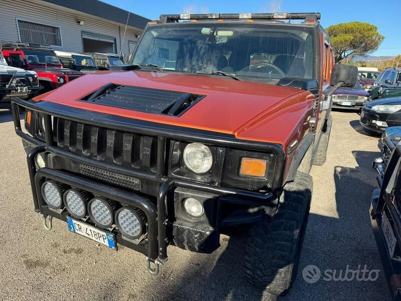 Usata Hummer H2 322 CV (236 kW) 2004 Rosso SUV