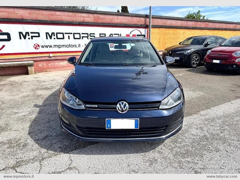 Usata VW Golf VII Comfortline 110 CV (80 kW) 2015 Blu Berlina
