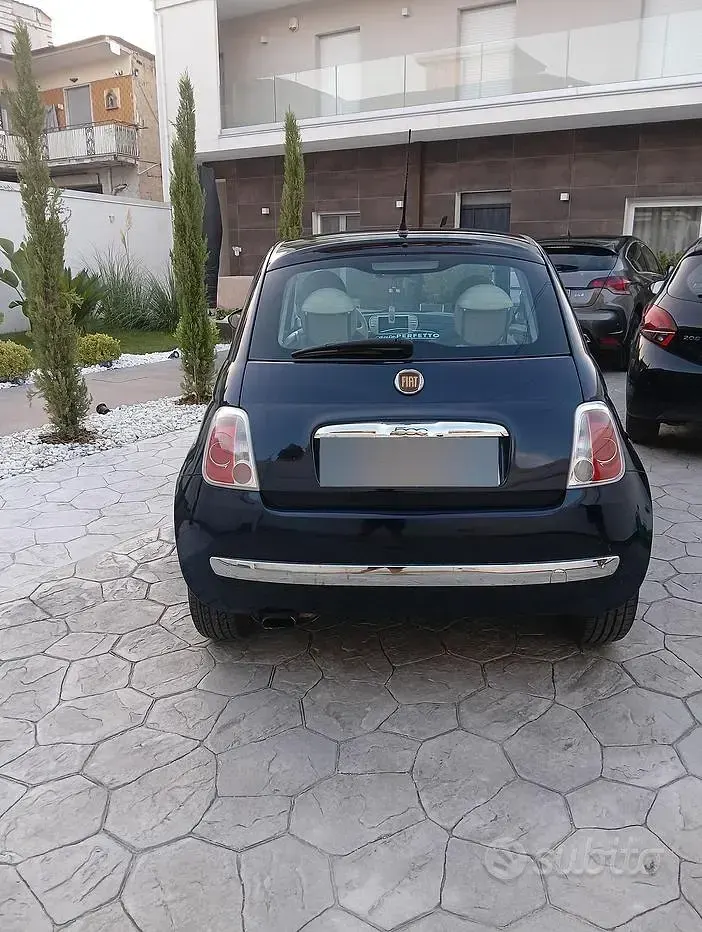 Usata Fiat 500 75 CV (55 kW) 2010 Bluazzurro Berlina