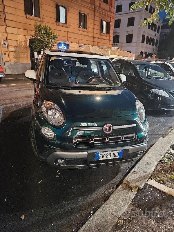 Usata Fiat 500L Cross 95 CV (69 kW) 2018 Verde Monovolume