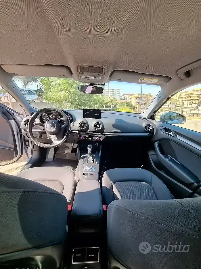 Usata Audi A3 150 CV (110 kW) 2018 Grigio Berlina