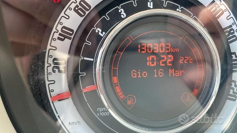 Usata Fiat 500 69 CV (50 kW) 2012 Blu Utilitaria
