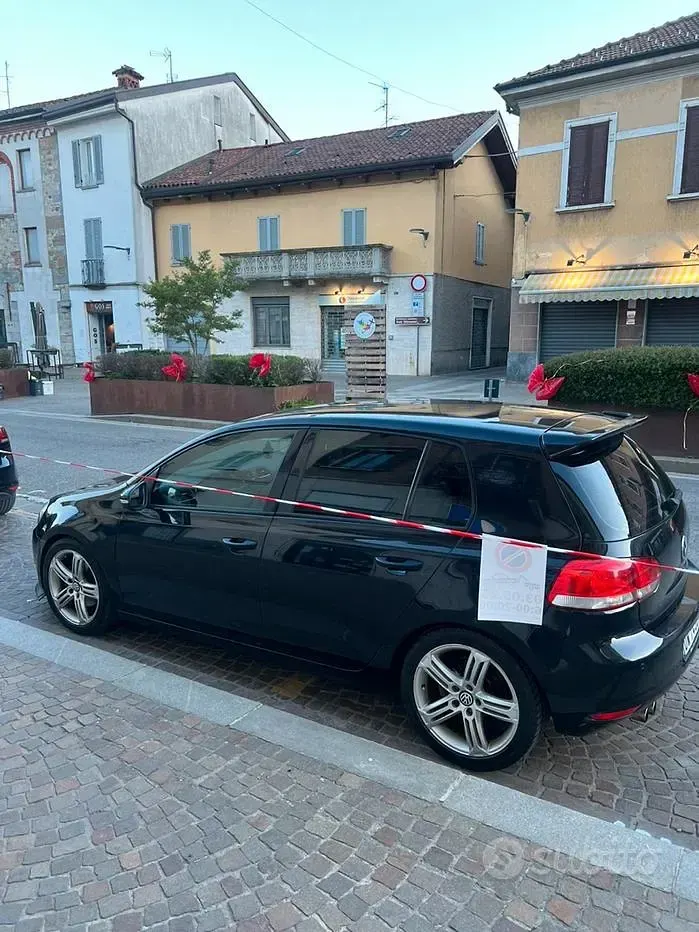 Usata VW Golf VI 122 CV (89 kW) 2009 Nero Utilitaria