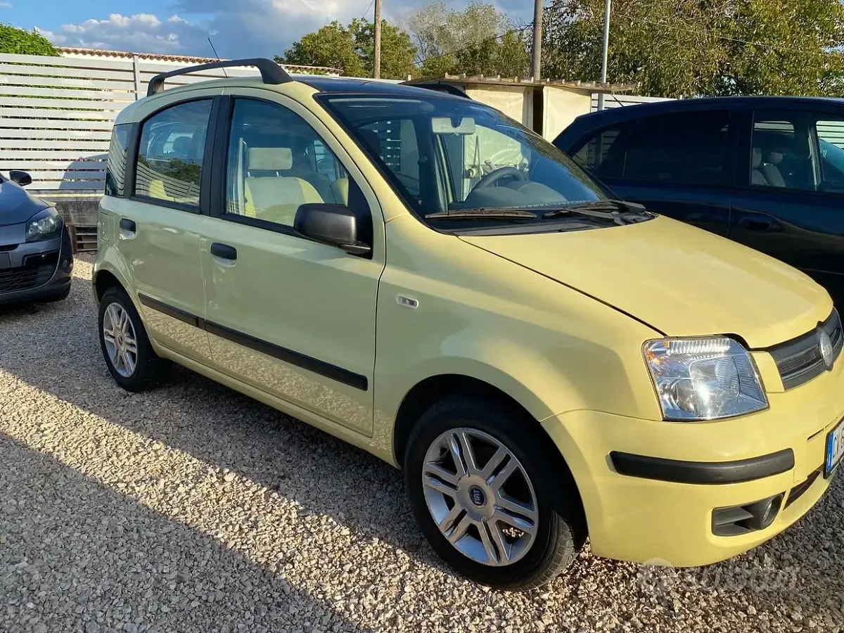 Usata Fiat Panda Emotion 60 CV (44 kW) 2005 Giallo Utilitaria