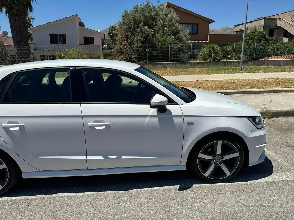 Usata Audi A1 S-Line 82 CV (60 kW) 2017 Bianco Utilitaria