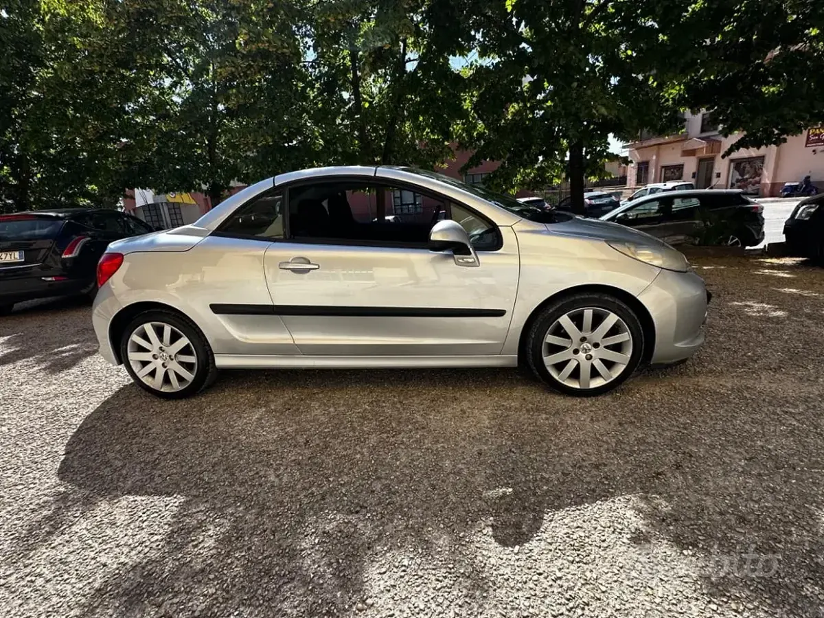 Usata Peugeot 207 CC 109 CV (80 kW) 2007 Grigio Cabrio