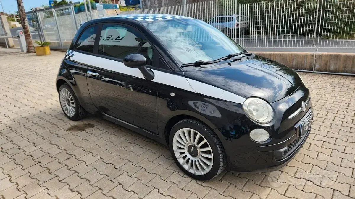 Usata Fiat 500 100 CV (73 kW) 2007 Nero Coupé