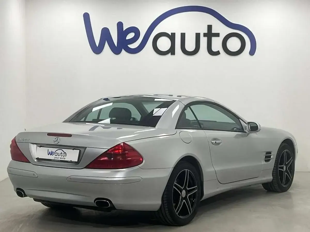 Usata Mercedes SL500 306 CV (225 kW) 2003 Argento Cabrio