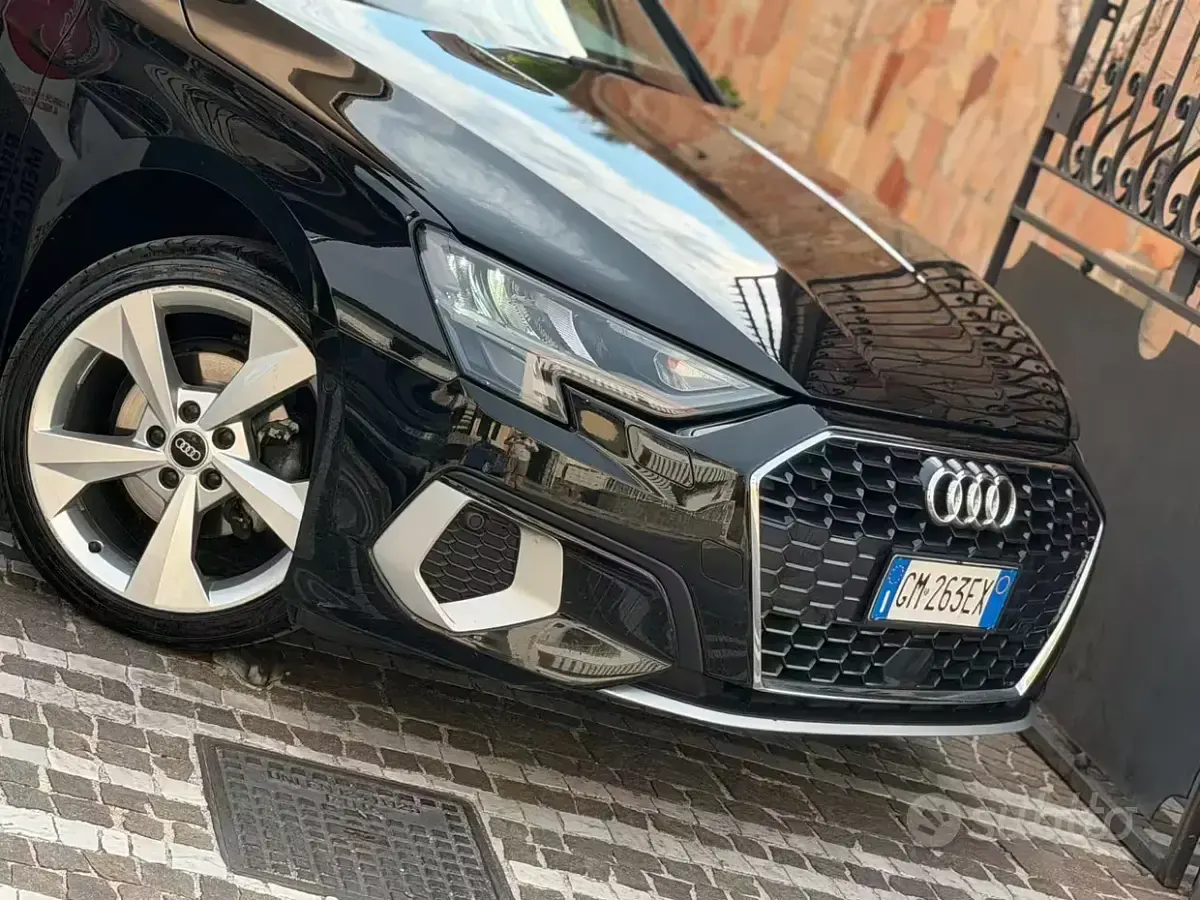 Usata Audi A3 Advanced 150 CV (110 kW) 2022 Nero Berlina