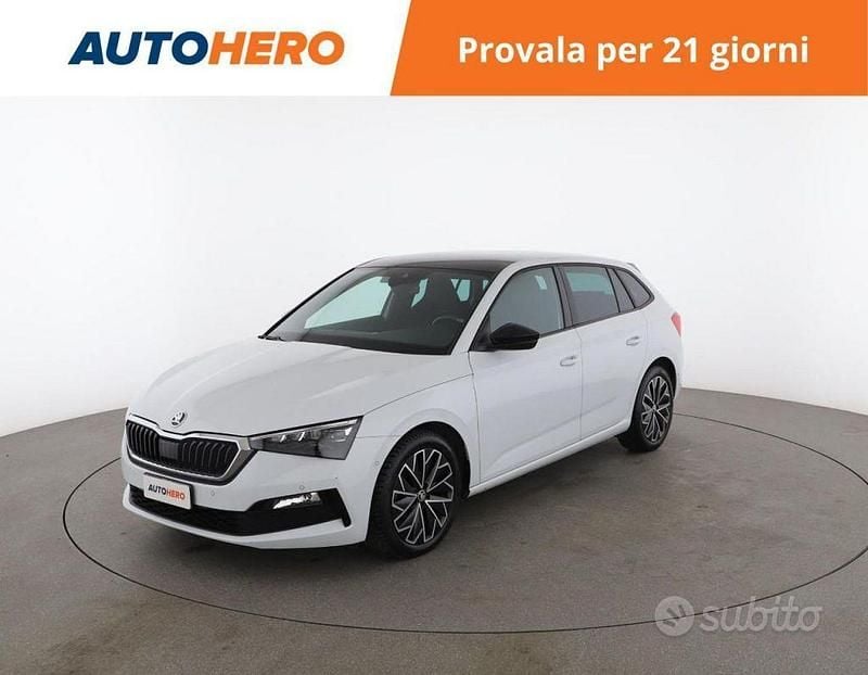 Bianco Usata 2019 Skoda Scala Sport Utilitaria | 16.799 € (Buon prezzo) - Immagine 1/2