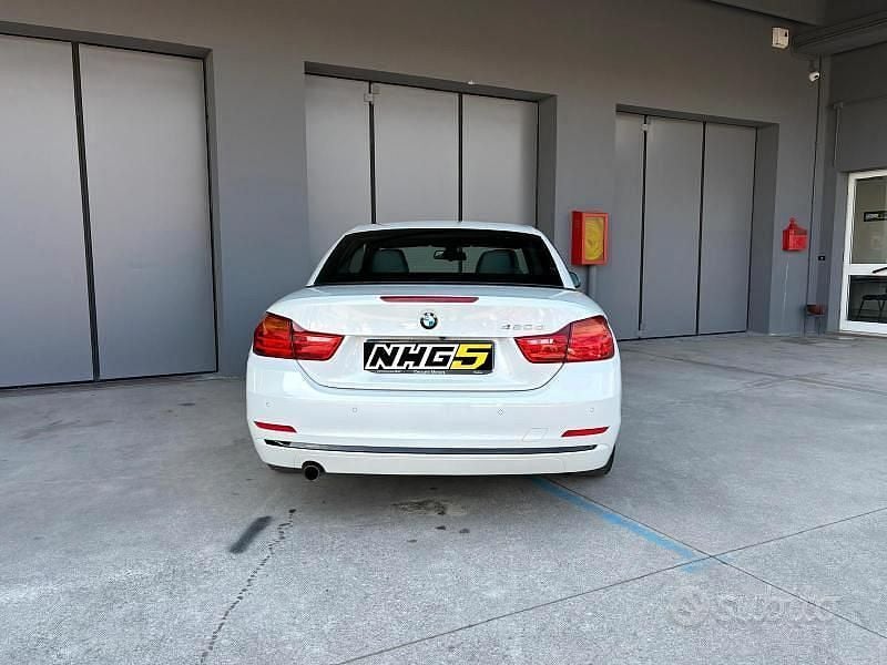 Usata BMW 420 Sport Line 184 CV (135 kW) 2015 Bianco Cabrio